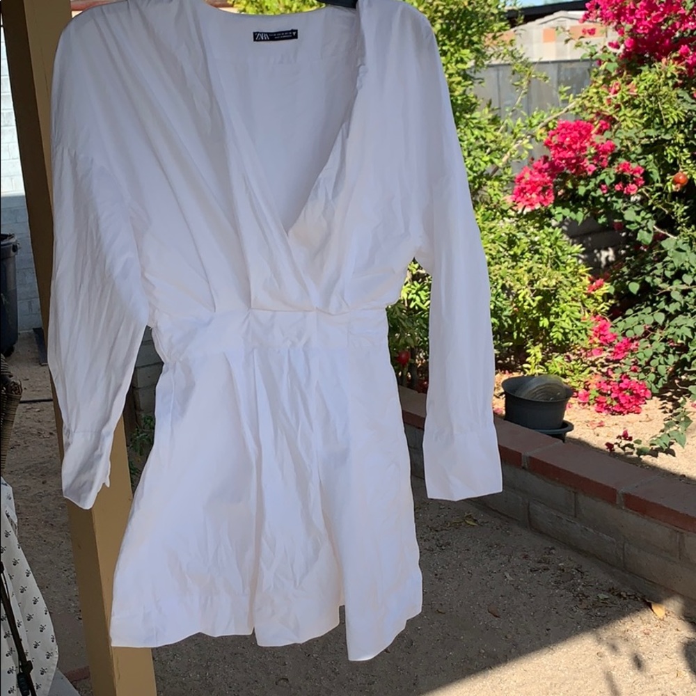 White Zara dress
